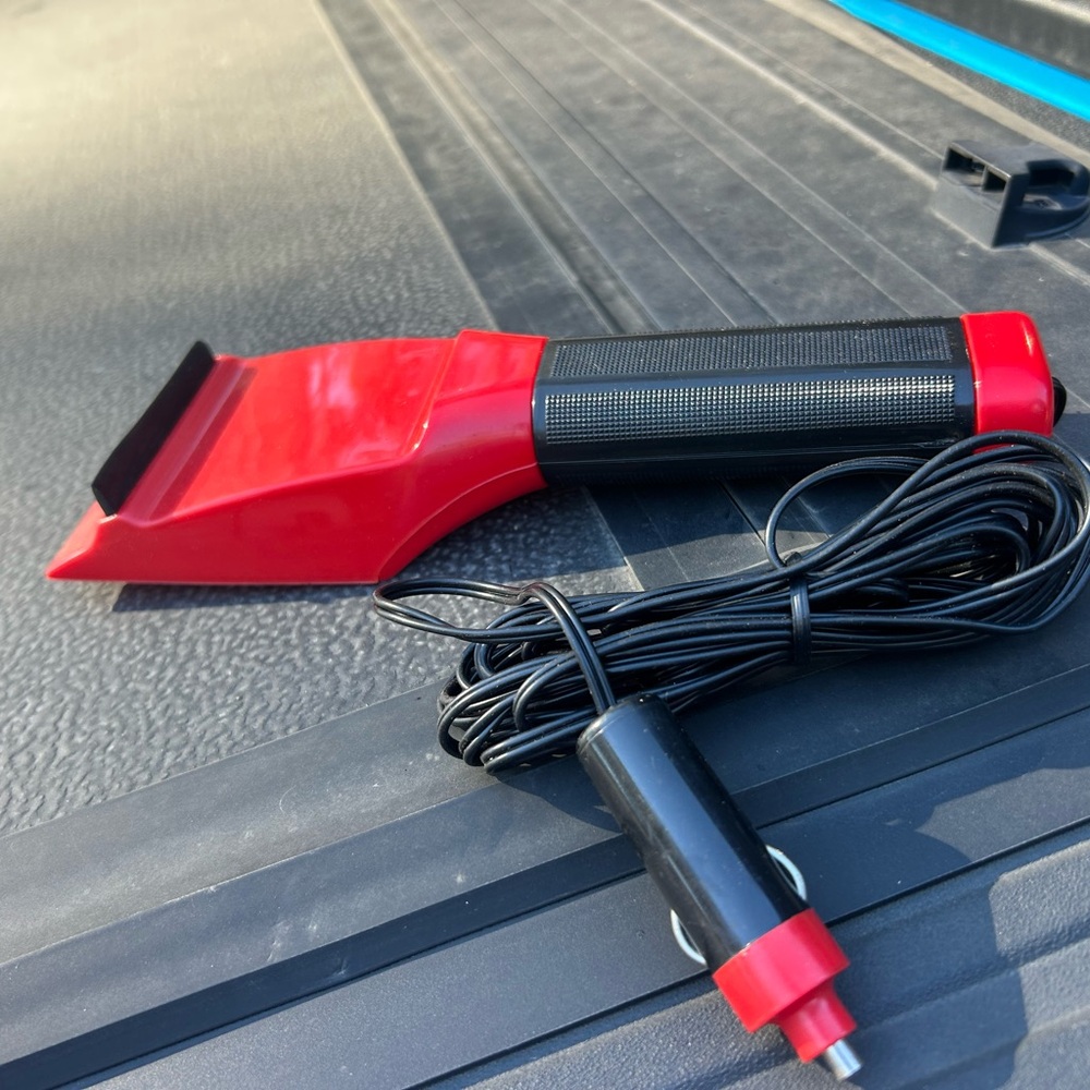 Red Ice Scraper